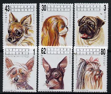 Bulgaria 1991 Dogs set of 6 unmounted mint, SG 3784-89 (Mi 3929-34)*