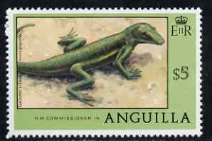 Anguilla 1977-78 Grand Lizard $5 (from def set) unmounted mint, SG 288
