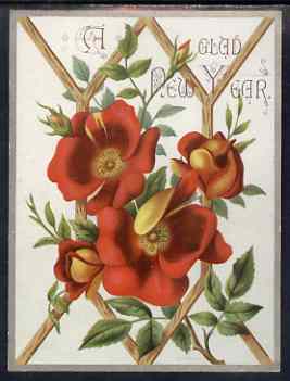 Great Britain 1884 New Year Greeting card from PRINCESS BEATRICE to Lady Southampton, more....