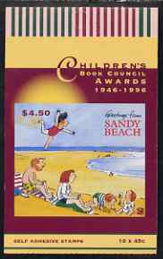 Australia 1996 Children's Book Council Awards $4.50 self-adhesive booklet complete and pristine SG SB109