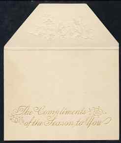 Great Britain 1890's Christmas card from ARTHUR, Duke of Connaught) to Countess Southampton, more....