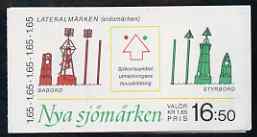 Booklet - Sweden 1982 International Bouyage System 16k50 booklet complete with first day cancels, SG SB359