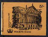 GB Great Britain 1968-70 English Homes - Cumberland Terrace 5s booklet (Feb 1970) complete and fine SG HP33