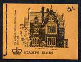GB Great Britain 1968-70 English Homes - The Vineyards 5s booklet (June 1970) complete and fine SG HP35