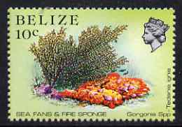 Belize 1984-88 Sea Fans & Fire Sponge 10c perf 13.5 unmounted mint SG 772a