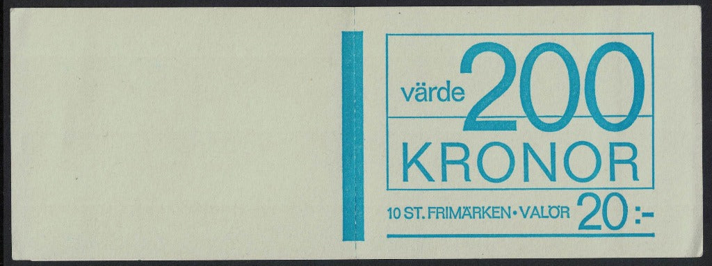 1968 Sweden Flying Swans Booklet  Complete & Mint 