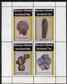 Bernera 1981 Cacti (Crown Cactus, Apple Cactus etc) perf,set of 4 values (imprint within main stamp design) unmounted mint