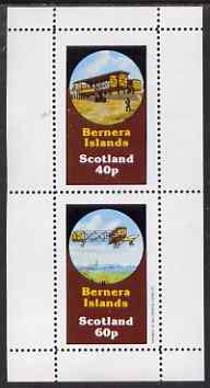Bernera 1983 Early Aircraft perf set of 2 values (40p & 60p) unmounted mint