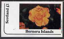 Bernera 1983 Roses imperf souvenir sheet (£1 value) unmounted mint