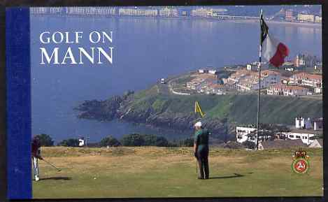 Booklet - Isle of Man 1997 Golf Â£4.54 booklet complete and very fine, SG SB46