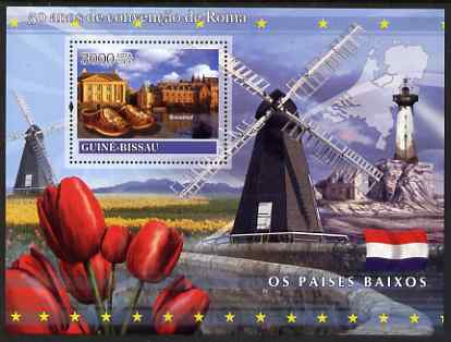 Guinea - Bissau 2008 Europa - 50 Years of Treaty of Rome - Netherlands perf souvenir sheet unmounted mint 