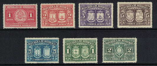 1946 Honduras Coats of Arms Full Set SG457 - 464 Unmounted Mint 