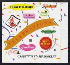 Singapore 1994 Greetings Stamps self-adhesive Booklet ($2) complete and pristine, SG SB18