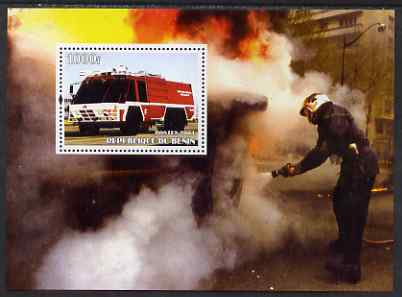 Benin 2004 Fire Engines #4 perf m/sheet unmounted mint