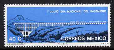 Mexico 1974 National Engineer's Day 40c unmounted mint SG 1305
