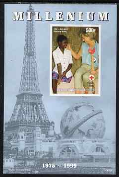 Chad 1999 Millennium - Princess Diana imperf m/sheet unmounted mint