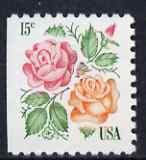 United States 1978 Masterpeice & Medallion Roses 15c booklet stamp unmounted mint, SG 1729