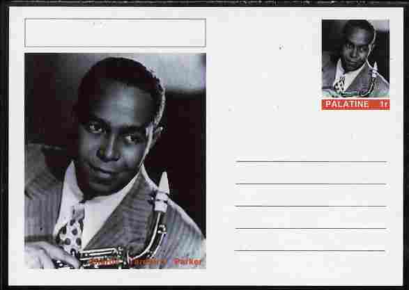 Palatine (Fantasy) Personalities - Charlie 'Yardbird' Parker postal stationery card unused and fine