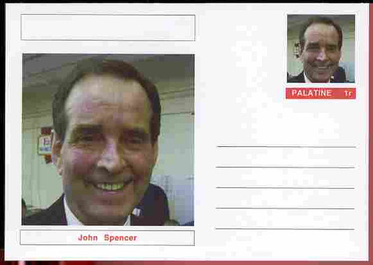Palatine (Fantasy) Personalities - John Spencer (snooker) postal stationery card unused and fine