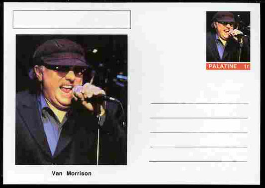 Palatine (Fantasy) Personalities - Van Morrison postal stationery card unused and fine