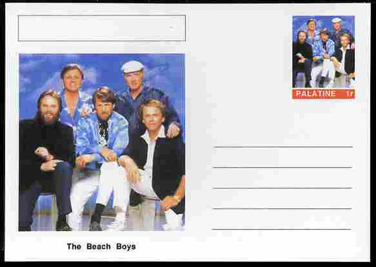 Palatine (Fantasy) Personalities - The Beach Boys postal stationery card unused and fine