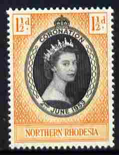 Northern Rhodesia 1953 Coronation 1.5d unmounted mint SG 60