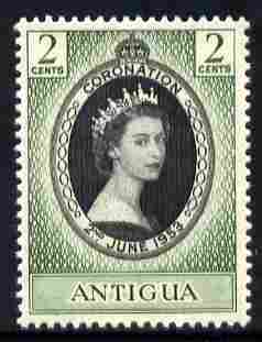 Antigua 1953 Coronation 2c unmounted mint SG 120