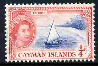 Cayman Islands 1953-62 Cat Boat 1/4d (from def set) unmounted mint, SG 148