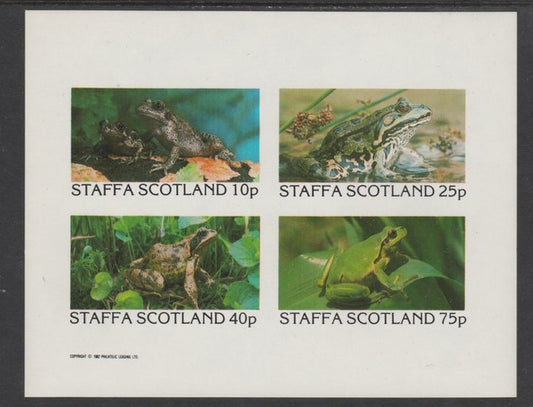 GB 1970's 3p & 3.5p testing labels in blocks of 4 u/m