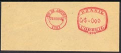 Brazil 1948 proof of meter franking 