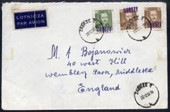 Poland 1950 Cover cancelled ZABRZE 2