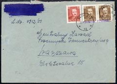 Poland 1951 Cover cancelled POZNAN 26
