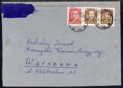 Poland 1951 Cover cancelled OSTROW WLKP