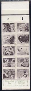United States 1981 Wildlife booklet complete and very fine, SG SB 110