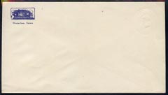 United States 2c p/stat envelope with albino stamp (embossed without colour)