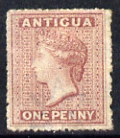 Antigua 1863 QV 1d dull rose mounted mint, SG6