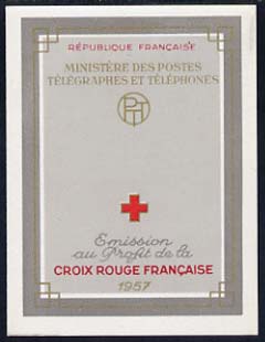 France 1957 Red Cross Booklet complete and very fine, SG XSB7, Yv 2006