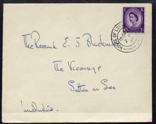 GB Great Britain 1967 commercial cover to Lincs cancelled House of Lords with HofL library insignia on flap
