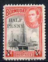 Bermuda 1940 Surcharged 1/2d on 1d mounted mint SG122