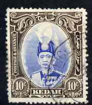 Malaya - Kedah 1937 Sultan 10c used SG60