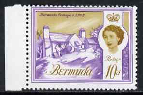 Bermuda 1962-68 QE2 Cottage 10d definitive unmounted mint, SG 170a