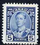 Canada 1935 KG5 Silver Jubilee 5c blue mtd mint SG 338
