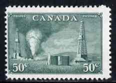 Canada 1951 Oilwells 50c green unmounted mint, SG 431