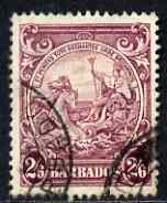 Barbados 1938-47 Badge of Colony 2s6d used SG 256