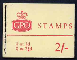 GB Great Britain 1963-64 Wilding Crowns 2s Holiday booklet complete SG NR2