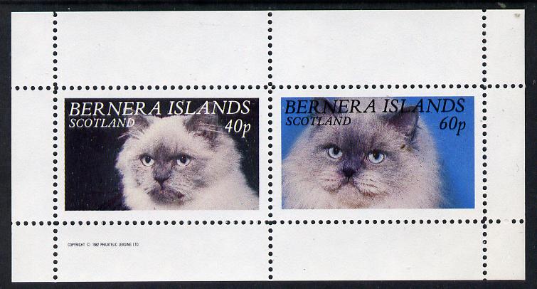 Bernera 1982 Cats perf,set of 2 values (40p & 60p) unmounted mint