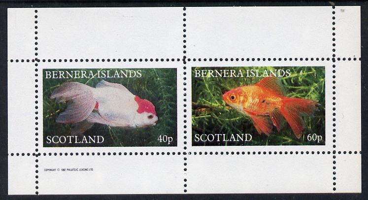 Bernera 1982 Ornamental Fish perf,set of 2 values (40p & 60p) unmounted mint