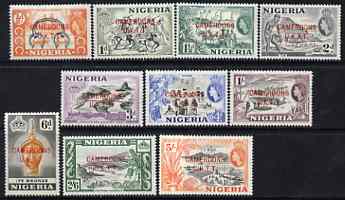 Cameroun 1960-61 Overprinted def set to 5s unmounted mint SG T1-10