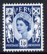 GB Great Britain Regionals - Scotland 1967-70 Wilding 1s6d grey-blue no wmk unmounted mint SG S13