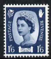 GB Great Britain Regionals - Northern Ireland 1968-69 Wilding 1s6d grey-blue no wmk unmounted mint SG NI11